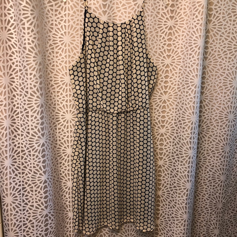 Beautiful Polka Dot Spaghetti Strap Dress